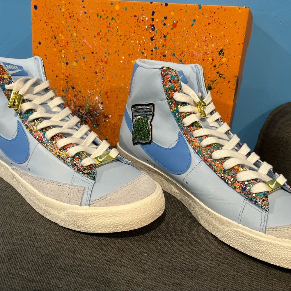 Notorious BIG Custom Nike Blazer Mid 1977 Throwback - Picture 7 of 16